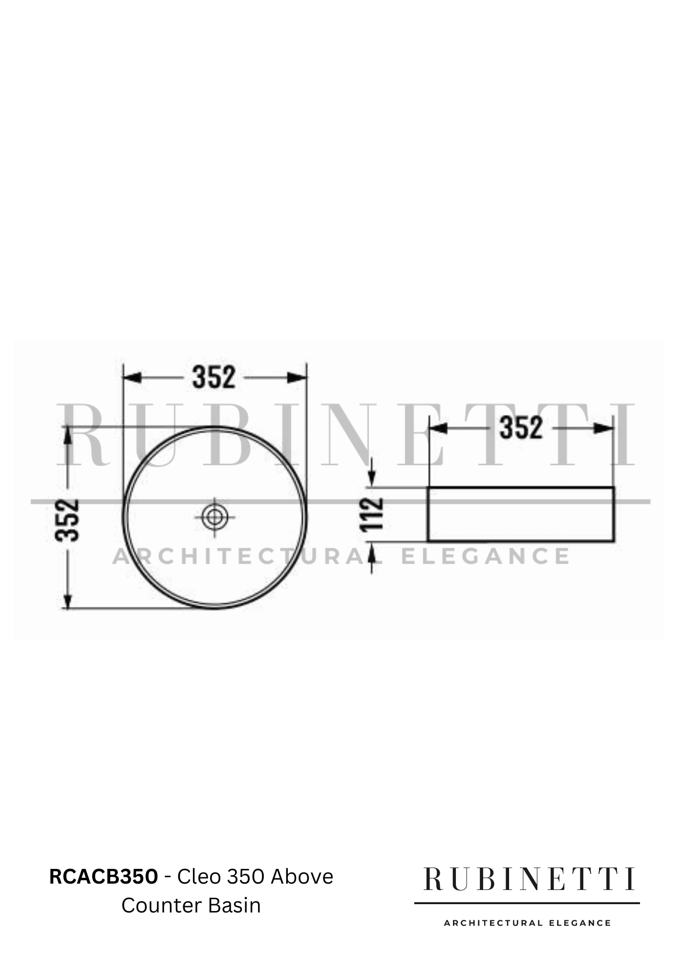 Cleo Above Counter Basin