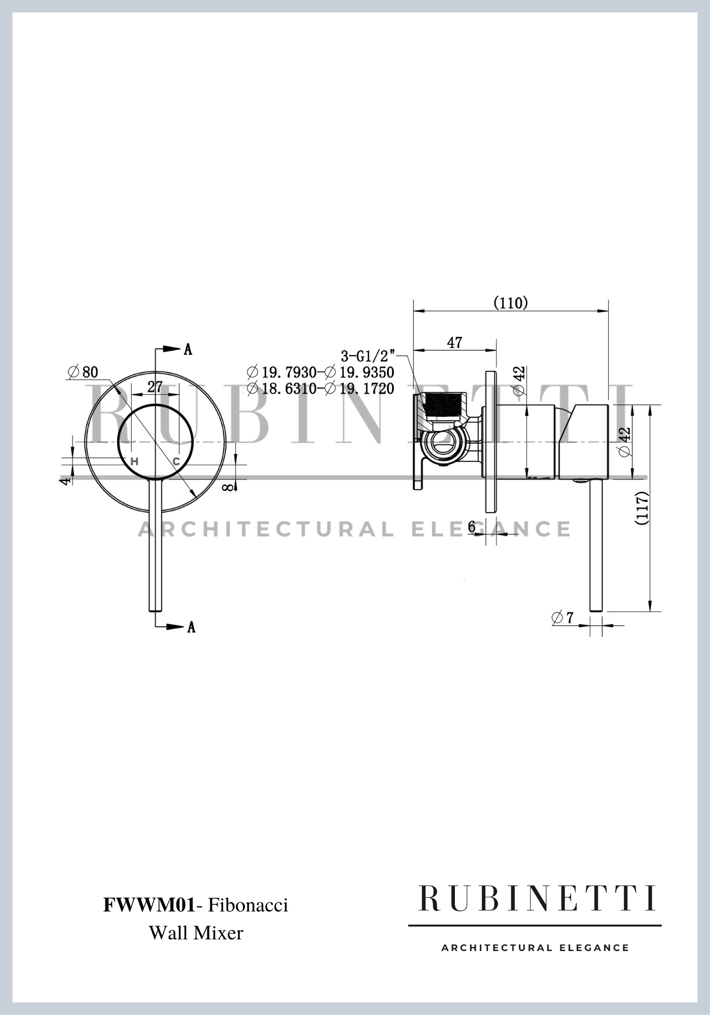 FWM01 Fibonacci Wall Mixer