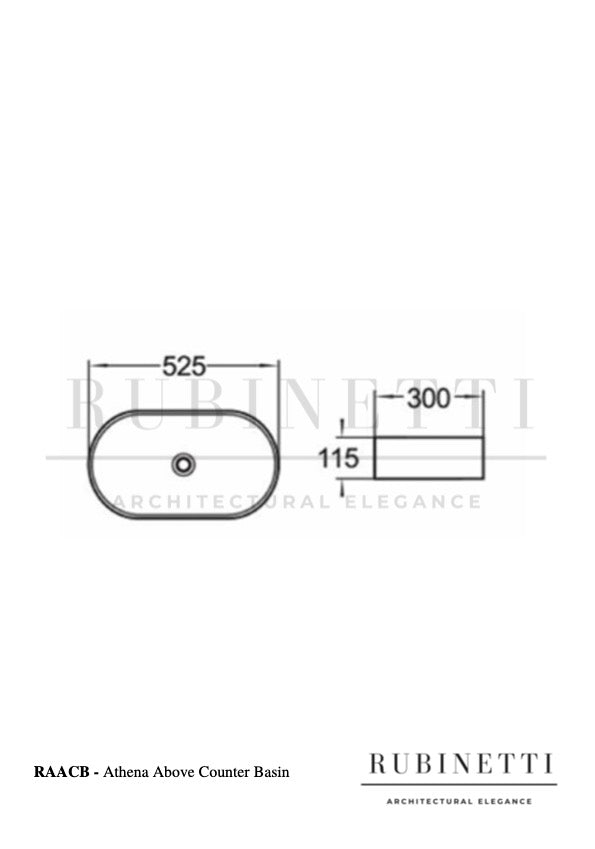 Athena Above Counter Basin