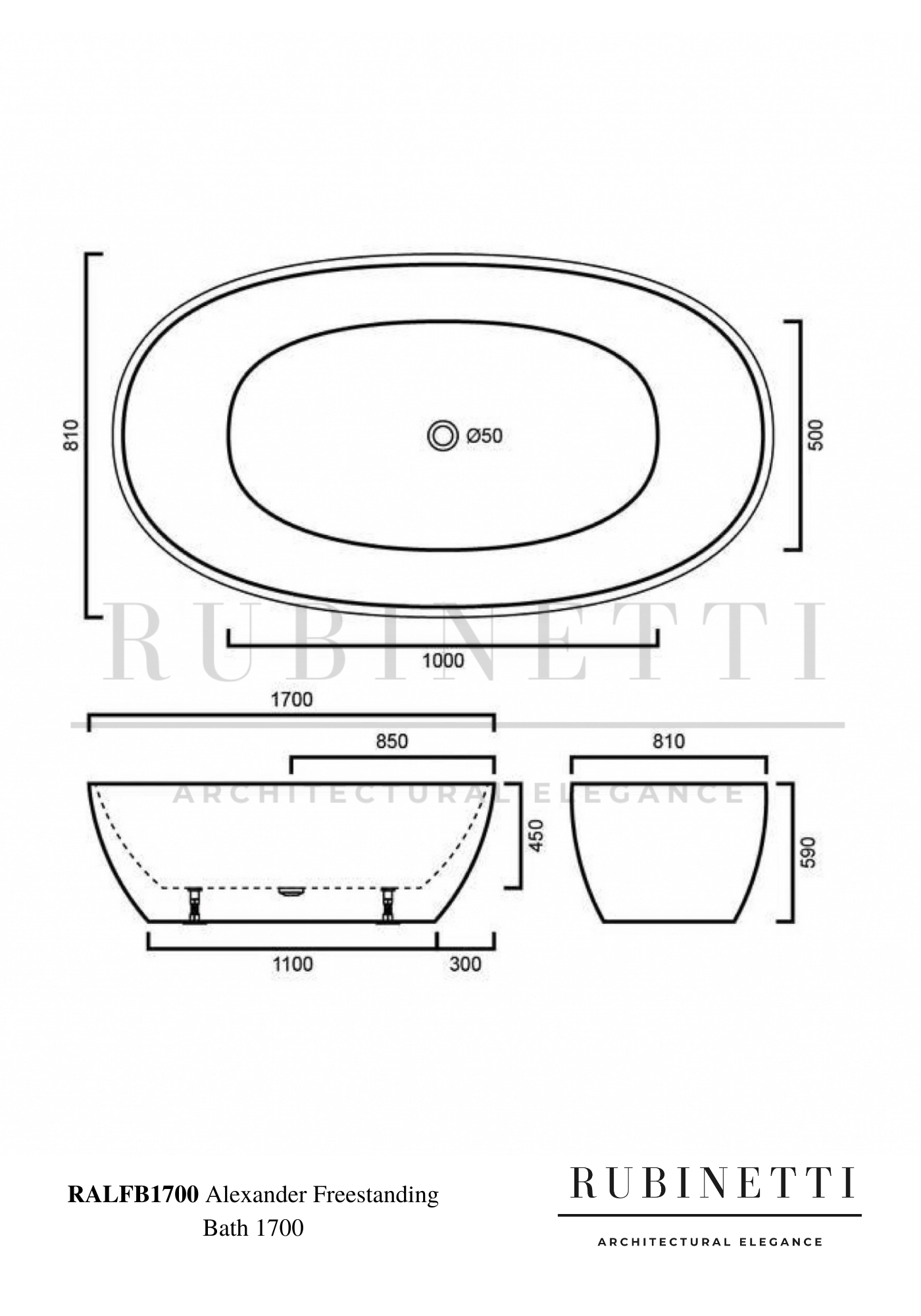 Alexander Freestanding Bath