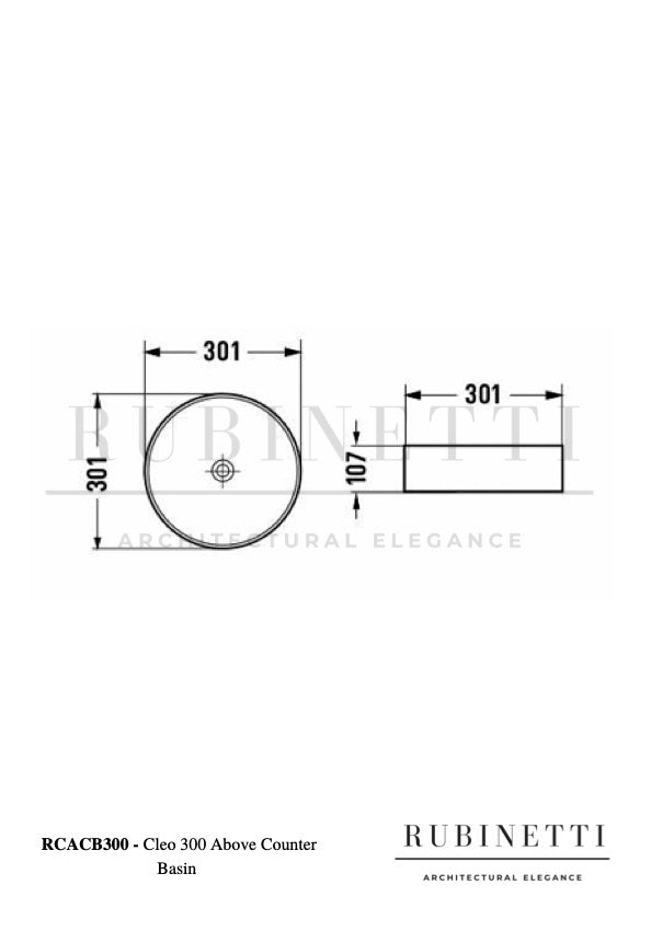 Cleo Above Counter Basin